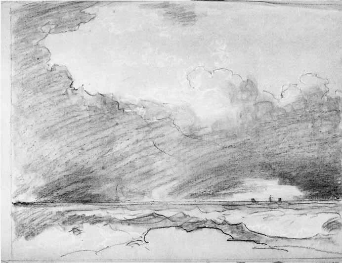 Luigi Basiletti-95-Effetto di cielo nuvoloso in riva al mare